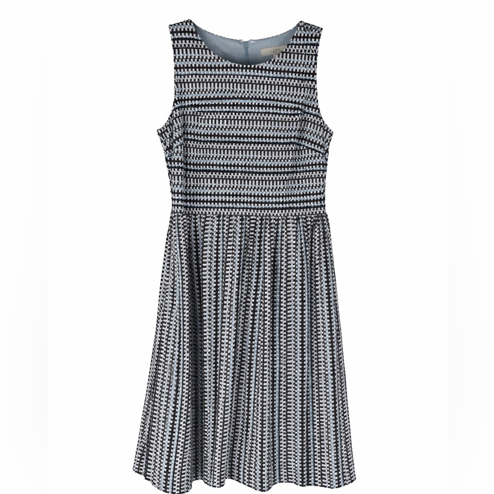 NWT LOFT Blue Boho Pattern Dress